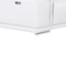 Homeroots White Leather Modular U Shaped Ten Piece Corner Sectional With Console 643935 - alternate 3
