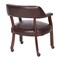 Office Star Collection: Traditional Traditional Guest Chair, Ox Blood Seat, Ox Blood Back, 24 1/2" W 23-1/2" L TV231-JT4 - alternate 5