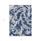 Homeroots 8' X 10' Navy Blue Gray And Ivory Abstract Washable Indoor Outdoor Area Rug 600111 - alternate 5