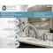Boston Harbor Lavatory Faucet, 1.2 gpm, 2-Faucet Handle, 3-Faucet Hole, Brass/Plastic/Zinc, Lever Handle TQ-FW6B0000NP - alternate 2