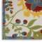 Homeroots 8' X 11' Green Red Ivory And Yellow Floral Indoor Outdoor Area Rug 546699 - alternate 8