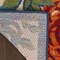 Homeroots 6' X 9' Ivory Blue And Orange Floral Indoor Outdoor Area Rug 545018 - alternate 7