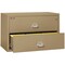 Fireking 2 Drawer, 1 Hr Fire & Impact Rated, 44" Wide Lateral Sand 2-4422-CSA - alternate 3