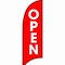 Showdown Displays 10.5 Ft  Value Razor Sail Sign Single-Sided Graphic - Open Red 908112-002 - alternate 2