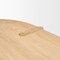 Homeroots 91" Light Brown Wood Oval Dining Table 604024 - alternate 10