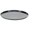 Service Ideas Modern Edge Round Serving Tray, 14in diamater, Black Onyx TRME14RIBX - alternate 2