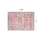 World Rug Gallery Vintage Inspired Machine Washable Non Slip Area Rug 2 ft x 3 ft Red 6029RED2X3 - alternate 7