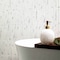 Ackland Sample Cadella Argento Satin Porcelain Fluted Marble Look Wall Tile AKNPTCAAR5X10S-SM - alternate 1