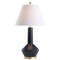 Jonathan Y Copenhagen 29" Ceramic/Metal LED Table Lamp, Navy/Brass JYL6207A - alternate 1