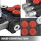 Vevor 2 Spool Hydraulic Joystick Control Valve 11gpm, Double Acting Cylinder Spool Bsp P40 - alternate 5