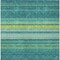Homeroots 9' X 12' Teal Blue Lime Green And Turquoise Striped Washable Indoor Outdoor Area Rug 614843 - alternate 6
