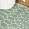 Jonathan Y Ourika Moroccan Geometric Textured Weave Green/Cream 2 ft. x 8 ft. Indoor/Outdoor Runner Rug SMB108L-28 - alternate 5