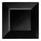 Smarty Had A Party 4.5" Black Square Plastic Pastry Plates (240 plates), 240PK 704-CASE - alternate 4