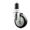 Service Caster 4 Inch 316SS Black Polyurethane Wheel Swivel 1-5/8 Inch Expanding Stem Caster SCC-SS316EX20S414-PPUB-BLK-158 - alternate 1