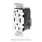 Leviton Duplex Outlet, USB A/C, Ivory, 20A, 125V M58AC-HGI - alternate 3