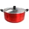 Better Chef for Professional Results 18 Quart Heavy Gauge Aluminum Dutch Oven in Red D1802R - alternate 1