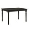 Homeroots 48" Black Solid Wood Dining Table 517757 - alternate 1