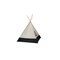 Homeroots 51 x 55 x 73 White and Blue Fabric Tent 364151 - alternate 4