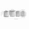 Jonathan Y Coco Prism Vintage 29.75" 4-Light Metal/Glass Classic Glam LED Vanity Light, Chrome JYL3555A - alternate 5