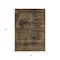 Homeroots 3' X 5' Brown And Charcoal Floral Washable Indoor Outdoor Area Rug 631005 - alternate 4