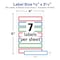 Avery Multipurpose Label, 3 1/2" Label W, 5/8" Label H, 7 Labels per Sheet 41440 - alternate 5