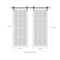 Sartodoors Sturdy Double Barn Door with Frosted Glass 3 Lites, Lucia 4070 White Silk, 13FT Rail Hangers Heavy LUCIA4070DB-S-WS-8484 - alternate 6