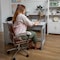Martha Stewart 22.75 in. D X 54 in. W X Engineered Wood, Steel, Gray Frame/Brushed Nickel Hardware ZG-ZP-09-GY-MS - alternate 7