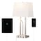 Jonathan Y Blaire 23.75" 2-Light Modern Farmhouse Metal LED Table Lamp w/USB Charging port, Adjustable Reading L JYL1144C - alternate 1