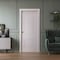 Sartodoors Sliding Pocket Door 30 x 80 inches, BASIC 9772 White, Kit Rail Hardware, Solid Wood Interior Bedr BASIC9772PD-SKIN-30 - alternate 4