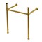 Kingston Brass Stainless Steel Console Sink Legs, Brushed Brass VPB34257 - alternate 1