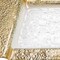 Homeroots 13in Clear And Gold Glass Snack Or Vanity Tray 376058 - alternate 3