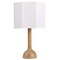 Jonathan Y Lisbet 21" Mid-Century Modern Tubular Gourd Resin LED Table Lamp w/Octagonal Shade, Light Brown Wood JYL1160C - alternate 5