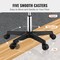 Vevor Round Rolling Stool Swivel Stool with Wheels PU Leather Height Adjustable PST001 - alternate 6