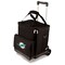 Picnic Time Family Of Brands NFL Miami Dolphins - Cellar 6-Bottle Wine Carrier & Cooler Tote with Trolley 660-85-179-174-2 - alternate 1