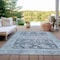 Homeroots 9' X 12' Blue And Denim Blue Aztec Washable Indoor Outdoor Area Rug 616596 - alternate 5