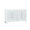 Homeroots 63" Gray Wood Six Drawer Double Dresser 633703 - alternate 7