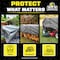 Boen Heavy Duty Tarp, 6 ft x 8 ft, 10 Mil, Silver, Polyethylene ST-68 - alternate 4