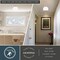 Vaxcel Shelby 9.25-in Satin Nickel Dome Semi-Flush Ceiling Light with Frosted Opal Glass C0353 - alternate 6