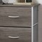 Flash Furniture Harris 4 Drawer Storage Dresser with White Cast Iron Frame, Light Natural Wood Top and Easy Pull En WX-5L203-MDF-WHT-LNT-GG - alternate 5