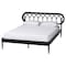 Baxton Studio Florica Art Deco Black Wood Queen Platform Bed 255-14153-ZORO - alternate 1