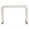 Bali & Pari Carlyn Coastal Beige and White Mother of Pearl Capiz Shell Console Table 252-13988-ZORO - alternate 3