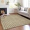 Homeroots 10' X 14' Gold And Beige Geometric Washable Indoor Outdoor Area Rug 583287 - alternate 6