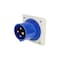 Walther-Werke Pin and Sleeve Inlet, 20A, 230/3Ã¸250, 3 Phase, 3 Pole, NEMA Not Rated 615409 - alternate 1