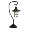 Homeroots 22" Black Metal Arched Table Lamp With Black Cage Shade 524331 - alternate 1