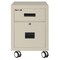 Fireking 1-Hr Fire rated, Mobile Pedestal, Ltr/Lgl file Drawer Parchment 2M1822-1PA - alternate 1