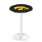 Holland Bar Stool Co 36" Chrome Iowa Pub Table, 36" dia. Top L214C3636IowaUn - alternate 1