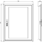 Siemens ALPHA 125 NF transparent door with cover frame for flush mounting single 8GK9507-5KK20 - alternate 3