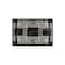 World Rug Gallery Bohemian Lines Area Rug 2 ft x 3 ft Black WR104BLACK2X3 - alternate 1