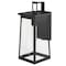 Homeroots Black Contempo Elongated Outdoor Wall Light 398454 - alternate 1