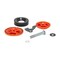 Test-Tite 2 in. Plastic Twist-Tite Mechanical Wingnut Test Plug Black 83592 - alternate 5